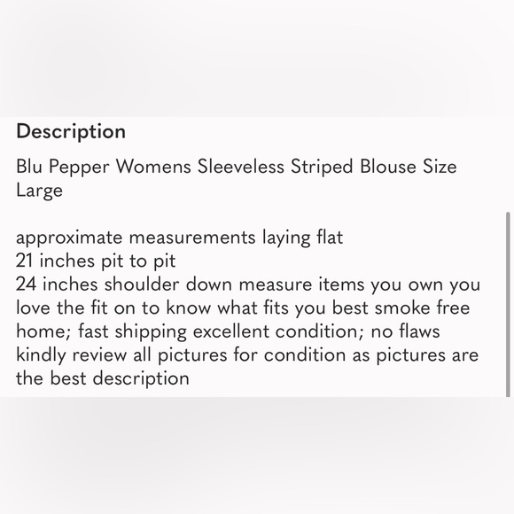 Blu Pepper Striped Ruffle Blouse - Picture 10 of 10